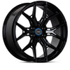 Vossen HF6-4 22x10 / 6x135 / ET-18 / Super Deep Face / 87.1 - Gloss Black Wheel