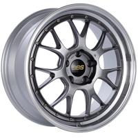 BBS LM-R 19x8.5 5x120 ET32 Diamond Black Center Diamond Cut Lip Wheel -82mm PFS/Clip Required