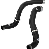 aFe BladeRunner Black 3in Intercooler Hot & Cold Side Pipe Kit 20-21 Jeep Wrangler V6-3.0L (td)