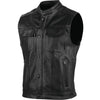 Speed and Strength Band Of Brothers Leather Vest Black - Small