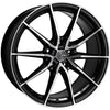 Enkei DRACO 17x7.5 5x114.3 38mm Offset 72.6mm Bore Black Machined Wheel