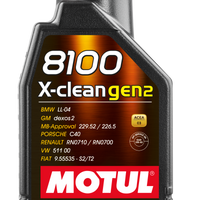 Motul 1L Synthetic Engine Oil 8100 X-CLEAN Gen 2 5W40