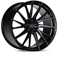 Vossen HF-4T 20x9 / 5x120 / ET35 / Flat Face / 72.56 - Tinted Gloss Black - Left Wheel