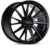 Vossen HF-4T 20x10.5 / 5x120 / ET42 / Deep Face / 72.56 - Tinted Gloss Black - Left Wheel