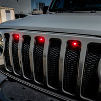 Oracle Pre-Runner Style LED Grille Kit for Jeep Gladiator JT - Red SEE WARRANTY