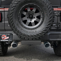 aFe Rebel Series 2.5in 409 SS Cat-Back Exhaust w/ Black Tips 18-19 Jeep Wrangler (JL) V6 3.6L