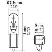 Hella Bulb 37 12V 1.3W W2X4.6d T1.75 (Min. Order QTY 10)