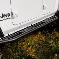 Rampage 20-22 Jeep Gladiator SRS Sidebar Rock Crawler Steps - Black