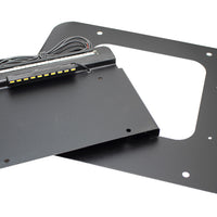 Kentrol 97-06 Jeep Wrangler TJ BackSide License Plate Mount with LED