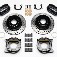 Wilwood Dynapro Dust-Boot P/S Park Brake Kit Drilled New Big Ford 2.50in Offset