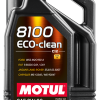 Motul 5L Synthetic Engine Oil 8100 0W30 4x5L ECO-CLEAN  ACEA C2 API SM ST.JLR 03.5007