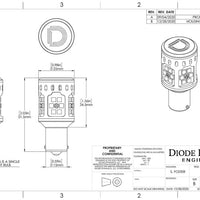 Diode Dynamics 1156 XPR LED Bulb - Cool - White (Pair)