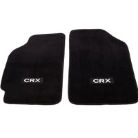 NRG Floor Mats - 88-91 Honda Civic (CRX Logo) - 2pc.