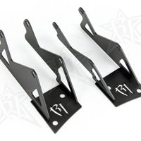 Rigid Industries Jeep JK - Double A-Pillar Mount - Mounts 2 sets of Dually/D2