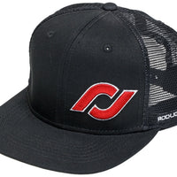 RockJock Hat w/ Red RJ Logo Black Mesh Back Adjustable