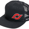 RockJock Hat w/ Red RJ Logo Black Mesh Back Adjustable