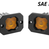 Diode Dynamics Stage Series C1 LED Pod - Yellow SAE Fog Flush ABL (Pair)