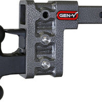 Gen-Y Mega Duty 2in Shank 5in Drop 2K TW 16K Hitch w/GH-051 Dual-Ball/GH-032 Pintle Lock