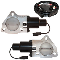 QTP 3in Bolt-On QTEC Dual Electric Cutout Valves - Pair