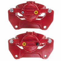 Power Stop 07-18 Jeep Wrangler JK Front Red Caliper Pair w/Bracket