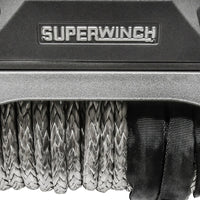 Superwinch 12000 LBS 12V DC 3/8in x 80ft Synthetic Rope SX 12000SR Winch - Graphite