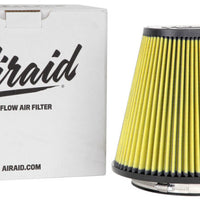 Airaid Universal Air Filter - Cone 6in FLG x 10-3/4x7-3/4in B x 7x4in T x 9in H - Synthaflow