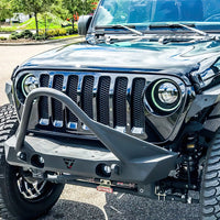 Oracle Oculus Bi-LED Projector Headlights for Jeep JL/Gladiator JT - Matte Blk - 5500K SEE WARRANTY