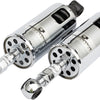 Progressive 89-99 Harley Softail 422 Series Shocks  - Chrome