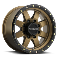 Raceline 935BZ Defender 17x9in / 6x139.7 BP / 0mm Offset / 107.95mm Bore - Bronze Wheel