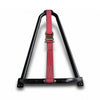 N-Fab Bed Mounted Tire Carrier Universal - Gloss Black - Red Strap