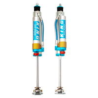 King Shocks 97-06 Jeep Wrangler TJ Front 2.5 Dia Piggy Hose Res Shock 3-5in Lift w/Adjuster (Pair)