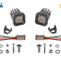 Diode Dynamics Stage Series C1R - White Flood Standard LED Pod (Pair)