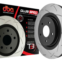 DBA 2020+ Chevrolet Corvette C8 J55 Z51 Front Slotted 4000 Series Rotor