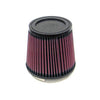 K&N Filter Universal Rubber Filter 3.75in Flange ID / 5.375in Base OD / 4.375in Top OD / 5in Height