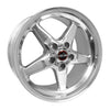 Race Star 92 Drag Star 17x9.50 5x4.50bc 6.88bs Direct Drill Polished Wheel