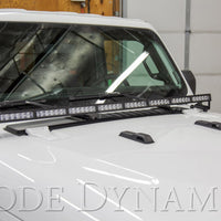 Diode Dynamics 18-21 Jeep JL Wrangler/Gladiator SS50 Hood LED Light Bar Kit - Amber Combo