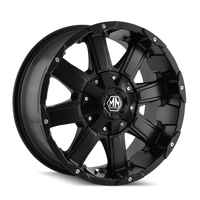 Mayhem 8030 Chaos 18x9 / 5x127 BP / 18mm Offset / 87mm Hub Matte Black Wheel