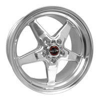 Race Star 92 Drag Star 17x9.50 5x4.50bc 6.13bs Direct Drill Polished Wheel