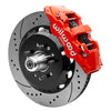 Wilwood 55-57 Chevy Bel Air Aerolite 6R Kit, 5 x 4.50in/4.75in Hub - 14.00in D&S Rotor - Red