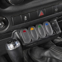 Rugged Ridge Lower Switch Panel Kit 11-18 Jeep Wrangler JK/JKU