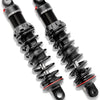 Progressive Harley Early Dyna 490 Series Shocks 13.5in Bushing - Black