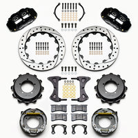 Wilwood Narrow Superlite 4R Rear Kit 12.88in Drilled Speedway Eng Floater w/ New Style End