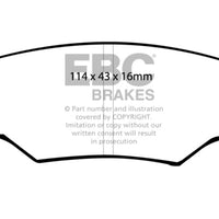 EBC Brakes Yellowstuff Performance Brake Pads