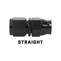 Aeromotive PTFE Hose End - AN-06 - Straight - Black Anodized