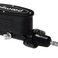 Wilwood High Volume Tandem M/C - 7/8in Bore Black-W/Pushrod - Early Mustang