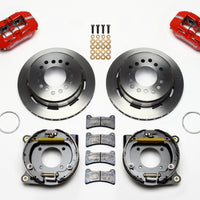 Wilwood Dynapro Low-Profile 11.00in P-Brake Kit - Red BOP Axle 2.75in Bearing 2.75 Offset