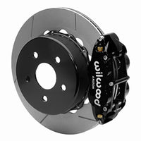 Wilwood 2020+ Jeep Gladiator (JT) Narrow Superlite 4R Rear Slotted Brake Kit 14.00in Black w/ Lines