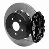 Wilwood 2020+ Jeep Gladiator (JT) Narrow Superlite 4R Rear Slotted Brake Kit 14.00in Black w/ Lines