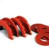 Daystar D-Ring Isolator and Washers Red