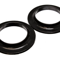 Energy Suspension Universal 3-3/4in ID 5-13/16in OD 7/8in H Black Coil Spring Isolators (2 per set)